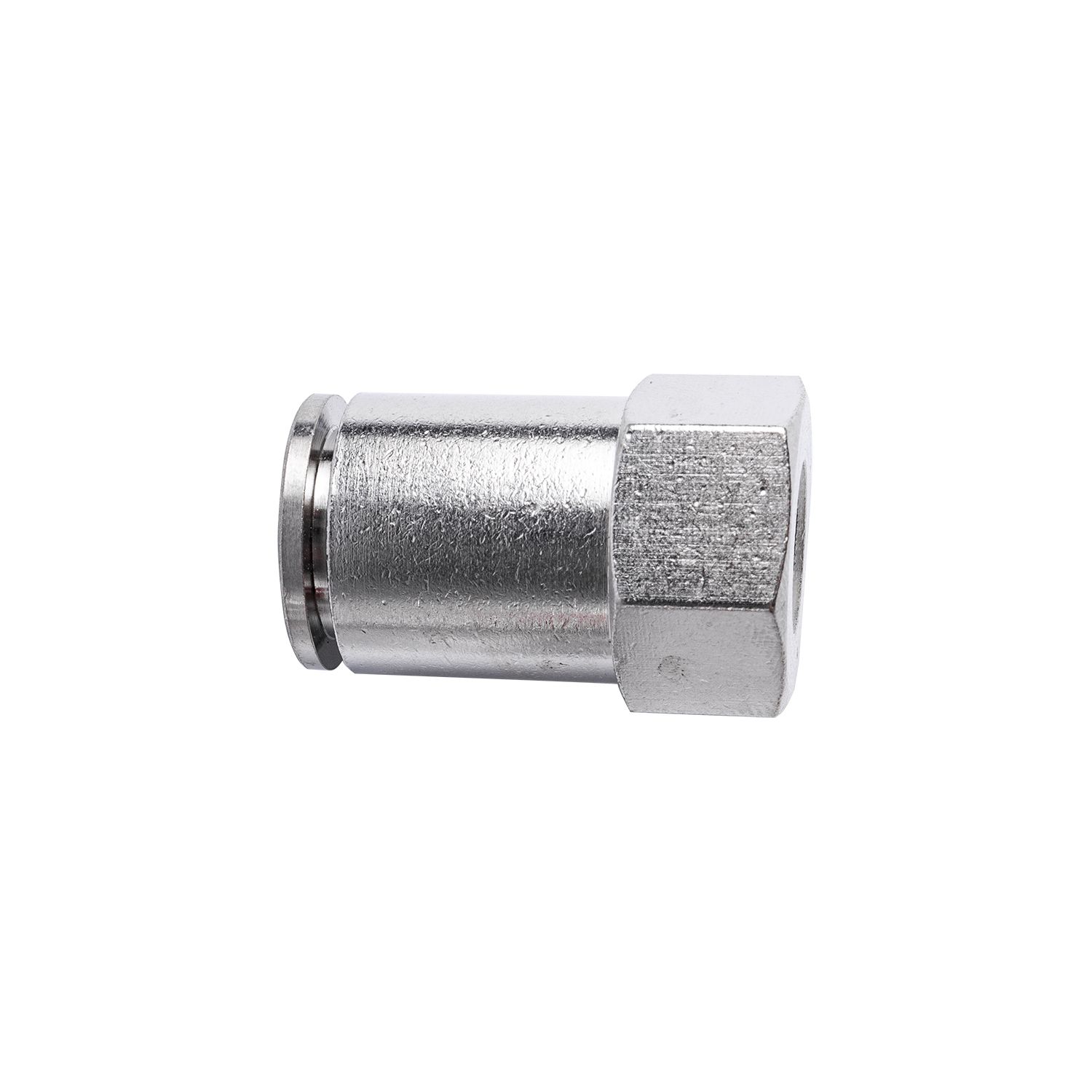 Metal Pu Fitting Straight 12mm 1/8' F